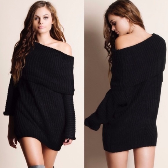 #22 Cozy off shoulder cable Knit Sweater Top - Picture 6 of 6